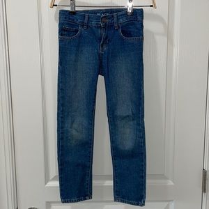 Kids Faded Style Jeans by PLACE brand. Blue Color, Size - 6